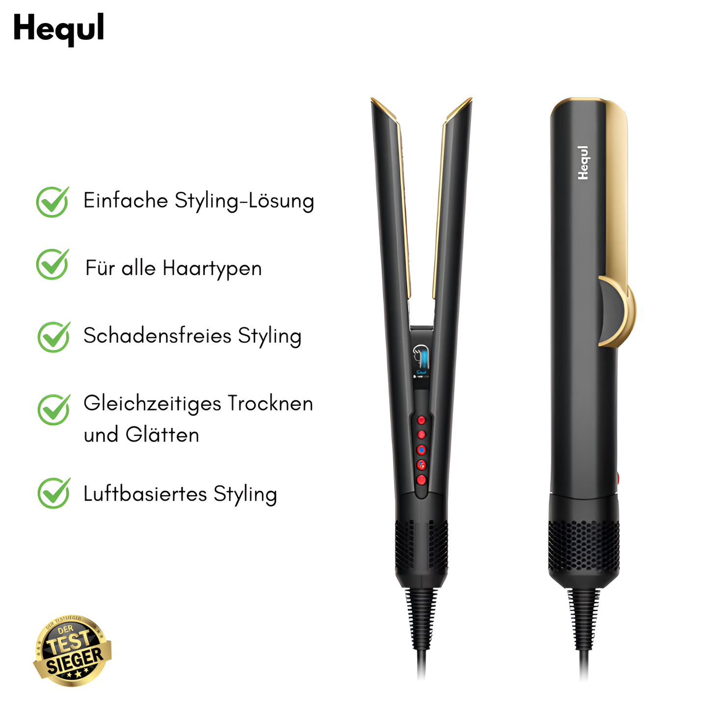 Hequl - Hairstrait 2 in 1