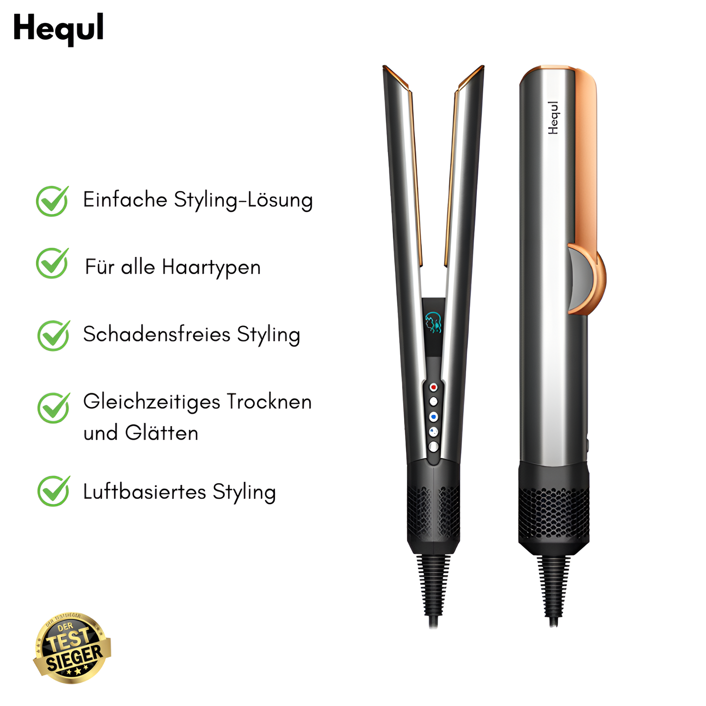 Hequl - Hairstrait 2 in 1
