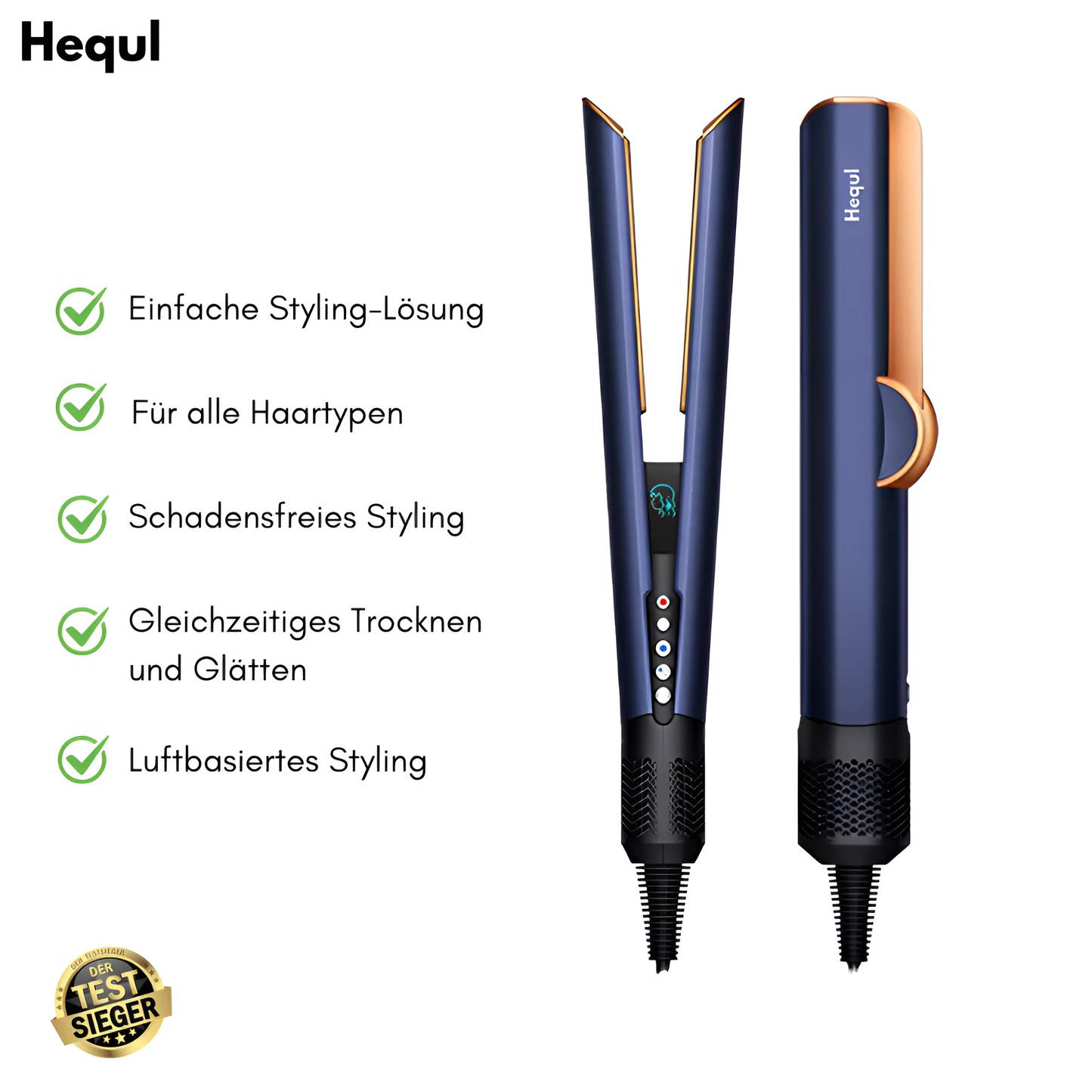Hequl - Hairstrait 2 in 1
