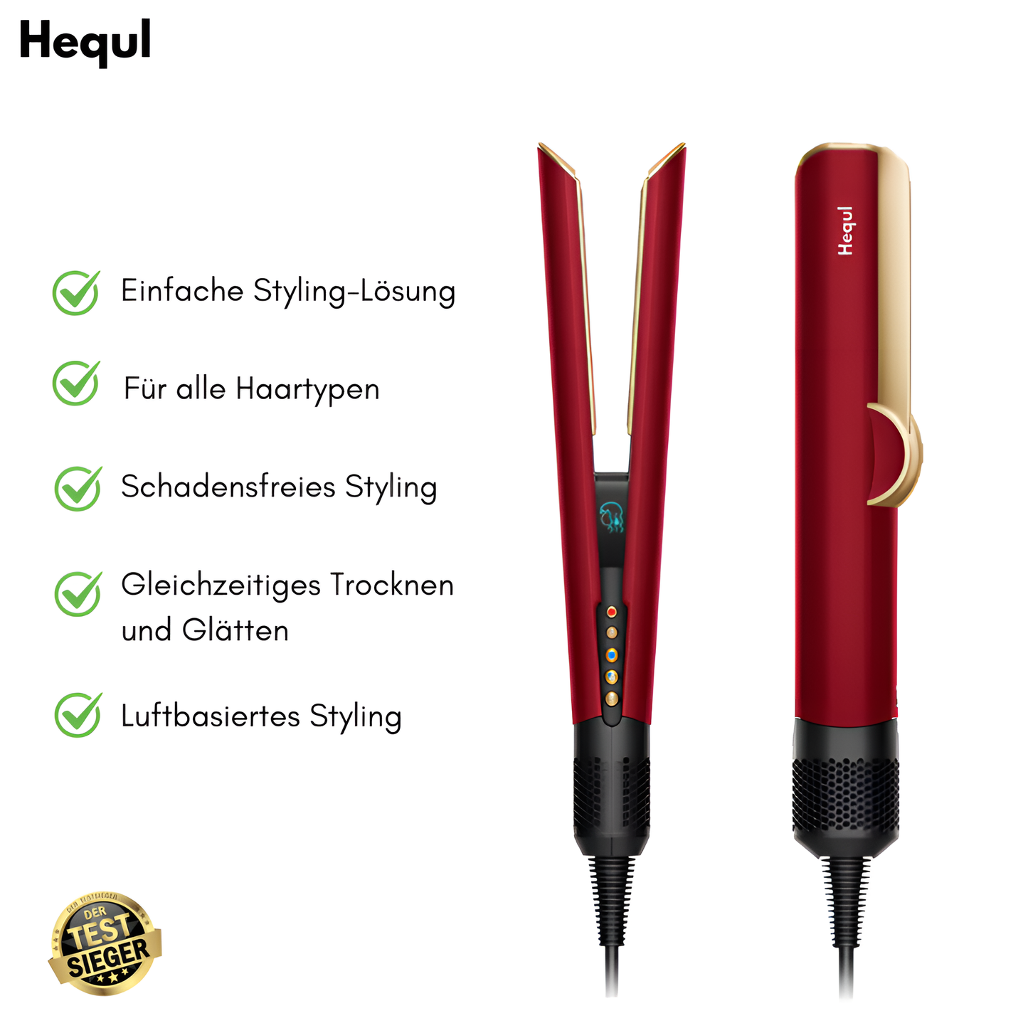 Hequl - Hairstrait 2 in 1
