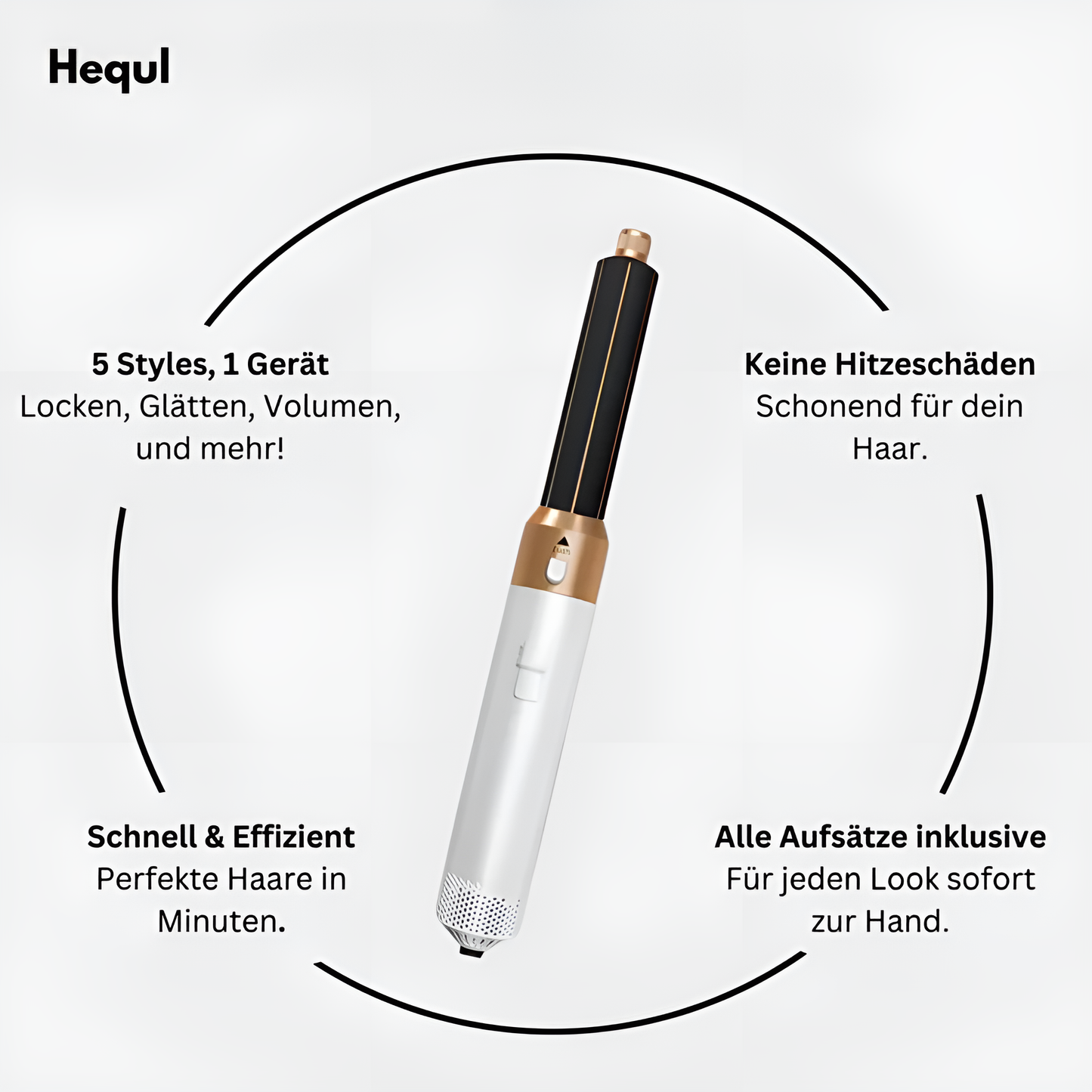 Hequl - 5 in 1 Luxus-Airstyler
